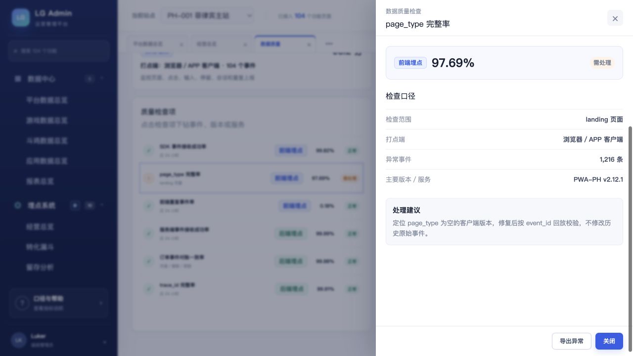 质量检查详情